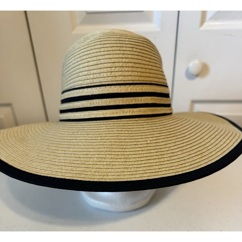Women's Filippo Catarzi Paper Straw Face Saver Sun Hat Made In Italy